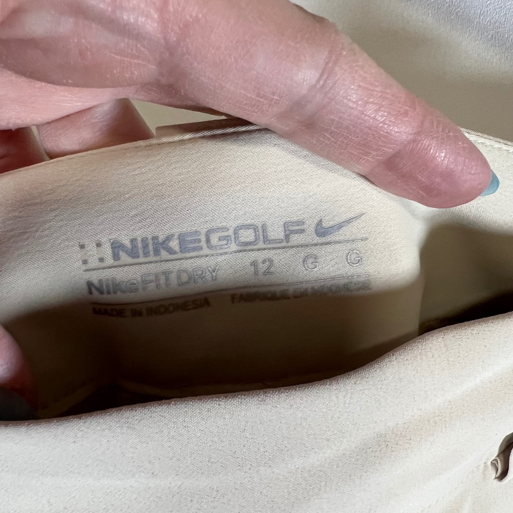 Nike Golf Fit Dry Tan Beige Skirt Womens Sz 12 Performance Athletic Skort Golf - Picture 5 of 13